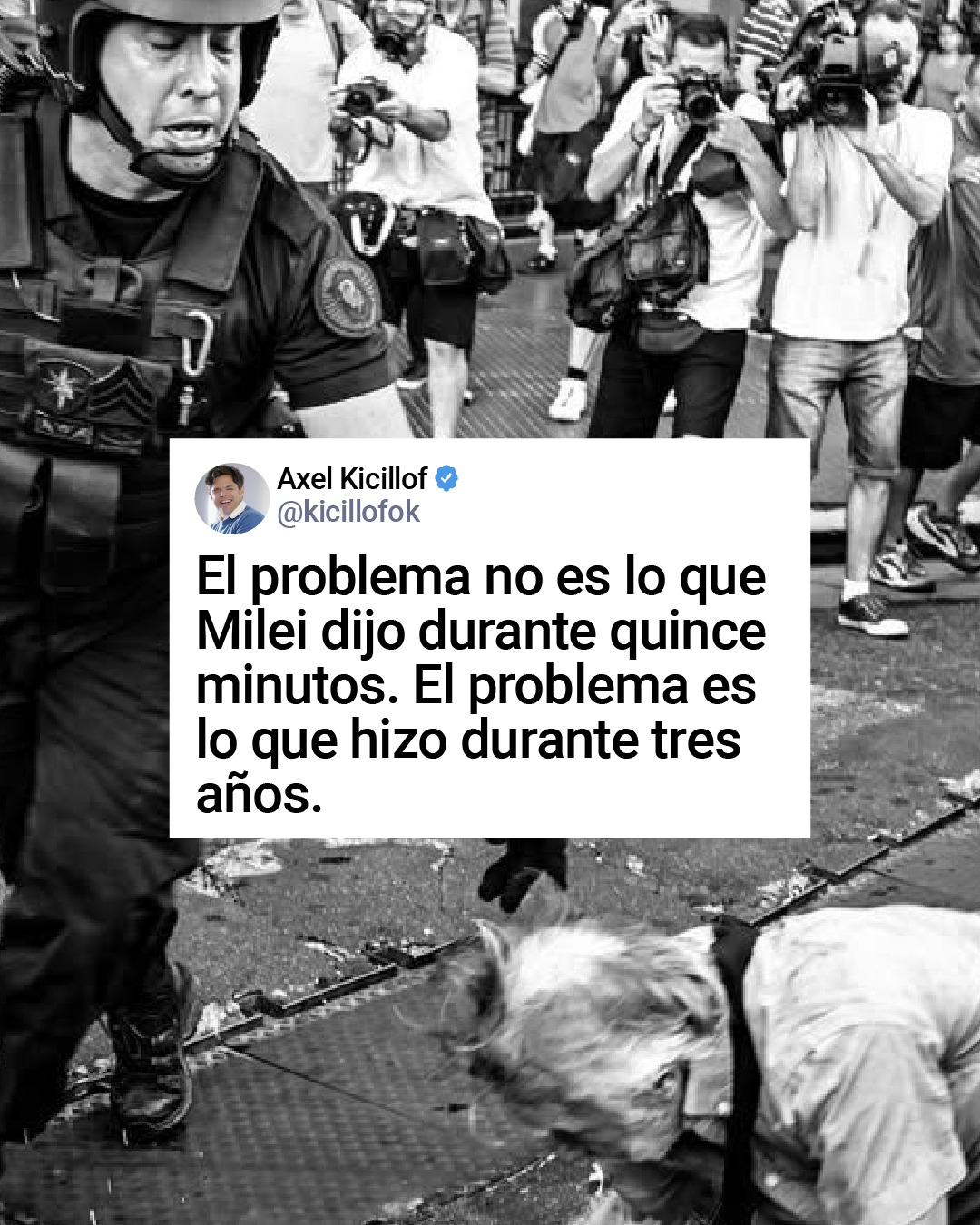el problema es lo que hizo